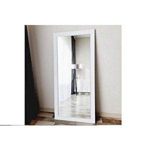 Dfn Wood 170x60 Cm Mdf Dikdörtgen Beyaz Duvar Salon Boy Aynası 170x60 cm