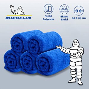 Michelin Mc42118 40x30cm Süper Emici Mikrofiber Havlu, 5 Adet