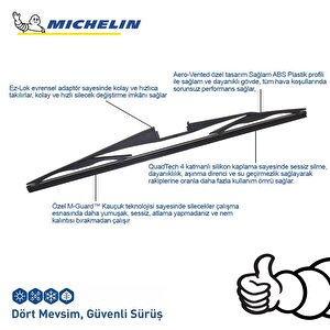 Michelin Rainforce™ Mcr400 40cm 1 Adet Universal Telli Hibrit Arka Silecek