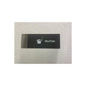 Aynalı Klasik Seri Mutfak Kapı İsimliği