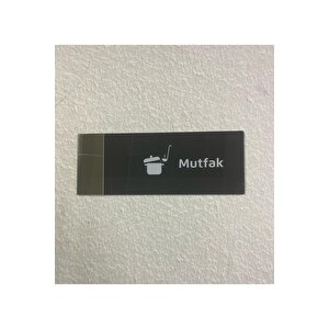 Aynalı Klasik Seri Mutfak Kapı İsimliği