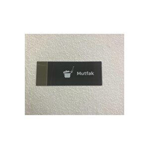 Aynalı Klasik Seri Mutfak Kapı İsimliği