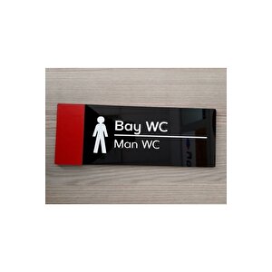 Kırmızı Detaylı Wc Yönlendirme Seti