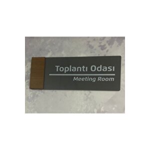 Wooden Serisi (toplanti Odasi) Ofis Kapı İsimliği Yönlendirme Tabelası