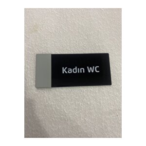 Modern Tasarım Pleksi Wc Tabelası