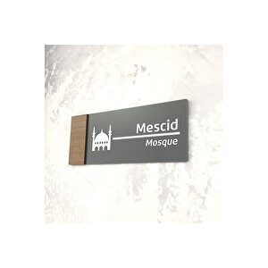 Wooden Serisi (mesci̇d) Ofis Oda Kapı İsimliği Yönlendirme Tabelası