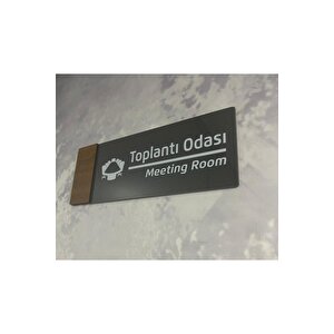 Wooden Serisi (toplanti Odasi ) Ofis Oda Kapı İsimliği Yönlendirme Tabelası