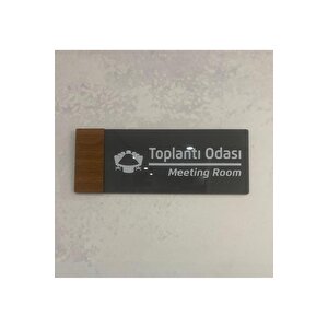 Wooden Serisi (toplanti Odasi ) Ofis Oda Kapı İsimliği Yönlendirme Tabelası