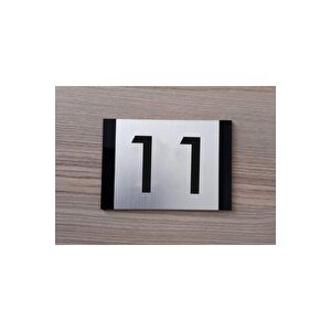 Dekoratif Apartman Kapı Numarası Pleksi-11