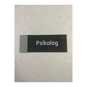 Klasik Seri Psikolog Kapı İsimliği