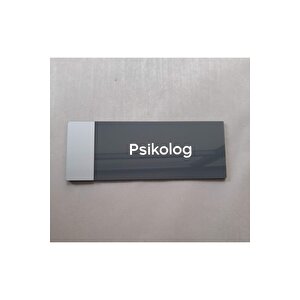 Klasik Seri Psikolog Kapı İsimliği