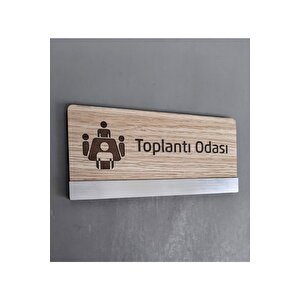 Klasik Mdf Serisi Toplantı Odası Kapı İsimliği