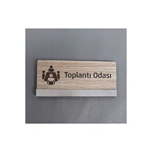 Klasik Mdf Serisi Toplantı Odası Kapı İsimliği
