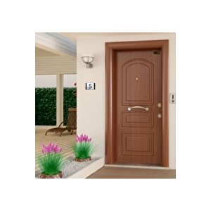 Dekoratif Apartman Kapı Numarası Pleksi-02