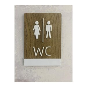 Klasik Mdf Serisi Wc Yönlendirme Tabelası