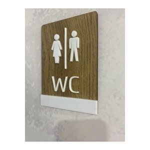 Klasik Mdf Serisi Wc Yönlendirme Tabelası