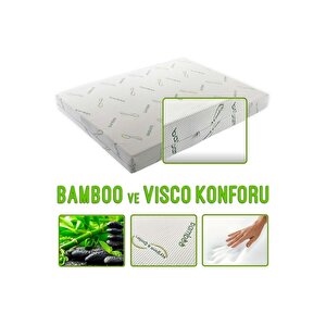 Visco Yatak Fermuarlı Yıkanabilen Çift Kişilik Tek Kişilik Çocuk Yatakları 130x190 cm