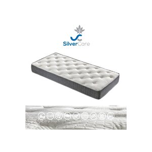 Silvercare Ortopedik Yaylı Yatak Lüx Ortopedik Yumuşak Tuşeli Cotton Yaylı Yatak 80x200 cm