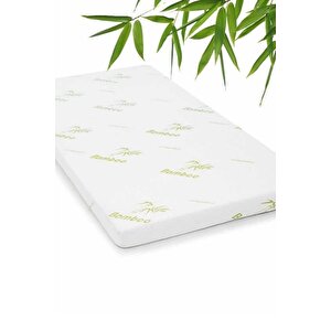 Bamboo Visco Oyun Parkı Yatağı Sepet Beşik Yatağı Visco Yatak 60x100 cm