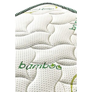Bamboo Ortopedik Yaylı Yatak Tek Kişilik Yatak Çocuk Yatakları 90x130 cm