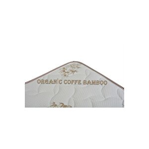 Coffee Bamboo Kuş Tüyü Pedli Ortopedik Yaylı Yatak