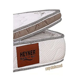 Coffee Bamboo Kuş Tüyü Pedli Ortopedik Yaylı Yatak 90x180 cm