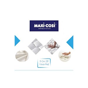 Maxi-cosi 60x120 Cotton Ortopedik Yatak Şiltesi Visco Yatak Pedi
