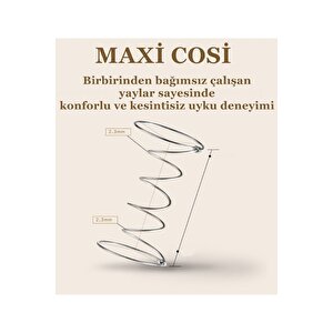 Maxi Cosi Sweet Cotton 80x130 Cm Ortopedik Yaylı Yatak Ortopedik Lüx Cotton 80x130 Yaylı Yatak