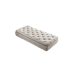 Golden 110x180 Ortopedik Yaylı Yatak Kuş Tüyü Pedli Organic Cotton Yaylı Yatak