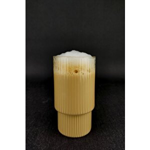 Origami Tekli Borosilikat Cam Latte Ve Kahve Bardağı – H/12 C1-2-289