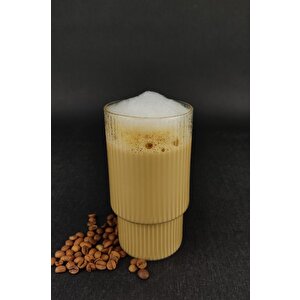 Origami Tekli Borosilikat Cam Latte Ve Kahve Bardağı – H/12 C1-2-289