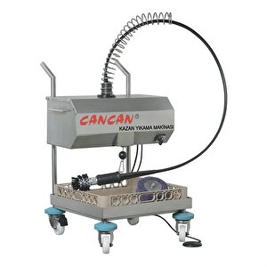 Endüstriyel Tip Kazan Yıkama Makinesi Mobil Arabası