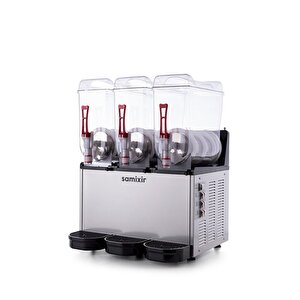 Samixir Triple Üçlü 12+12+12 Lt Slush Buzlaş Karlamaç Makinesi Slush-36-i