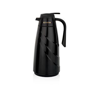 Kitchenhouse Mimoza 1,5 L Cam Termos-siyah