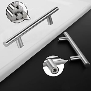 Rosemary Mobilya Mutfak Çekmece Dolap Dolabı Kapak Kulpu Kulbu (160 Mm-16.0 Cm) Inox Metal Kulpları