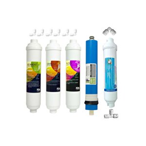 Aqua Line Marka Filtre Inline Kapalı Kasa 3lü Filtre Seti