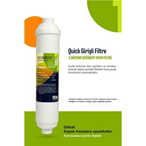 Aqua Line Marka Filtre Inline Kapalı Kasa 3lü Filtre Seti