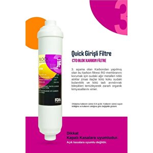 Aqua Line Marka Filtre Inline Kapalı Kasa 3lü Filtre Seti