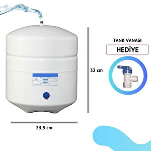 8 Lt. Metal Tank 2.2 Galon Su Arıtma Tankı