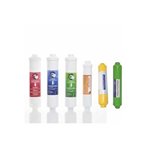Aqua Turco Su Arıtma Cihazı 6 Lı Filtre Takımı Inline