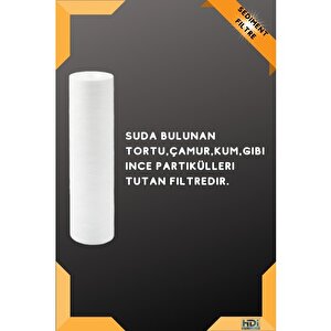 Suzuki Technology Açık Kasa Su Arıtma Cihazı Filtresi 3'lü Set