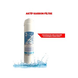 Kapalı Kasa Su Arıtma Cihazı 12 Inç Inline 5'li Membranlı Filtre Seti
