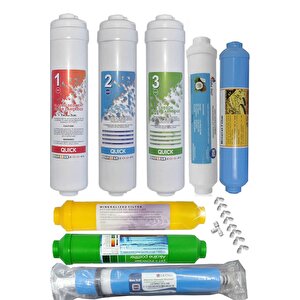 8 Aşamalı Inline Su Arıtma Cihazı Filtresi