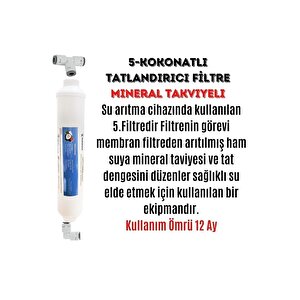 Kapalı Kasa Silver Su Arıtma Cihazı Uyumlu 5li Filtre Set Inline