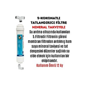 Kapalı Kasa Silver Su Arıtma Cihazı Uyumlu 5li Filtre Set Inline