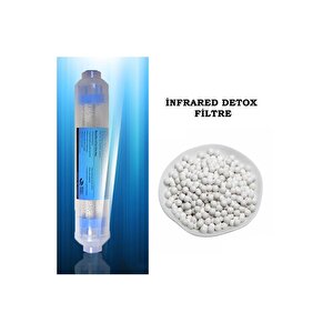 Infrared Detoks Filtre Özel Taşlı 1.kalite Su Arıtma Cihazı Filtresi 25 Adet