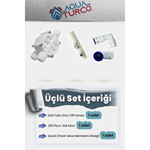 Su Arıtma Cihazı Için Yenileme Kiti (quick Check Valve-shut Off-flow) Checkvalve-shutoff-flow