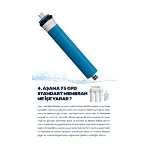 Reverse Osmosis Açık Kasa Su Arıtma Cihazı 5li Filtre Seti