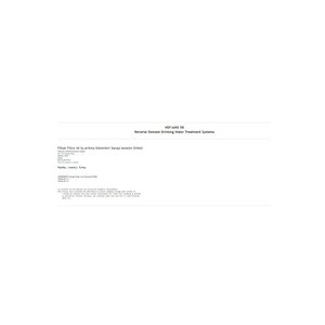 Tr Tank Su Arıtma Cihazı Tankı Nsf Sertifikalı 12 Lt