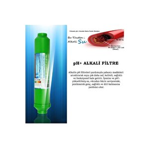 Tüm Su Arıtma Cihazları Uyumlu Ph+alkaline Filtre 25 Adet